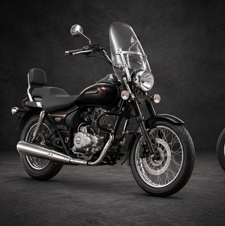 Bajaj Avenger Cruise 220 front-left view