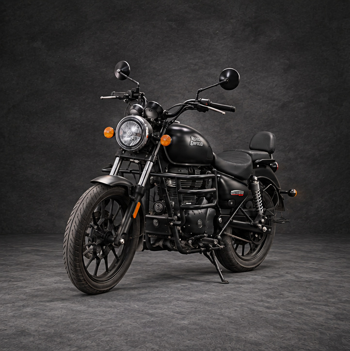 Royal Enfield Meteor 350 front-left view