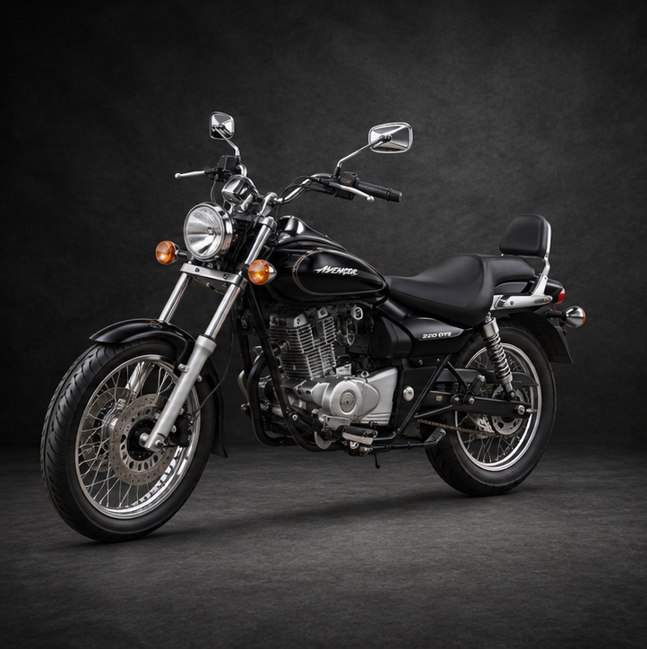 Bajaj Avenger 220 front-left view