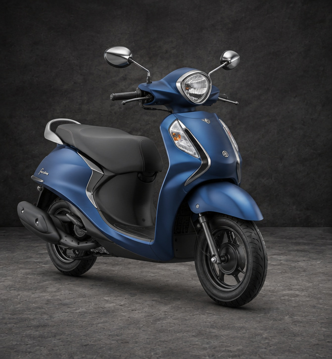 Yamaha Fascino front-left view