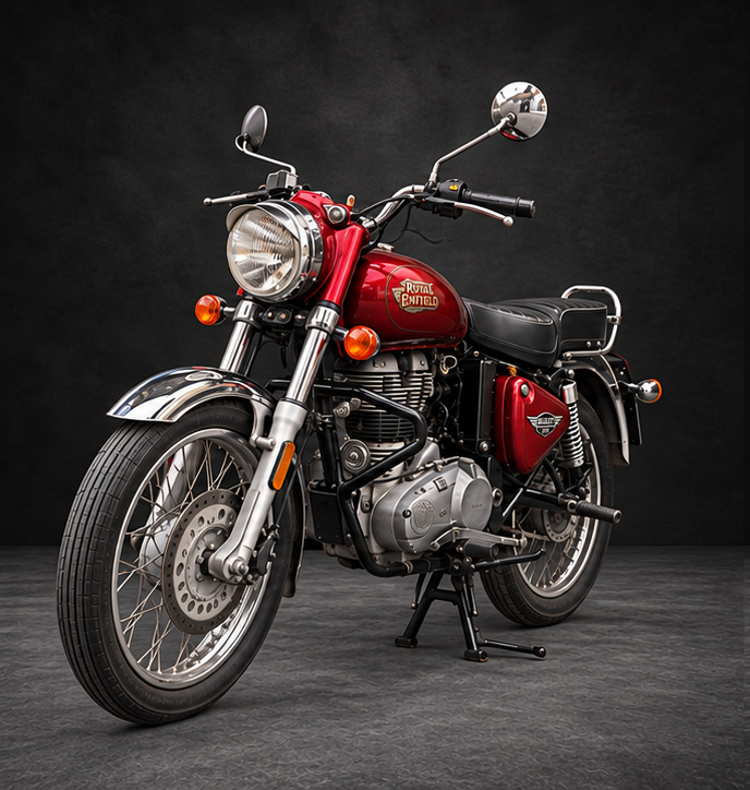Royal Enfield Bullet Electra 350 front-left view