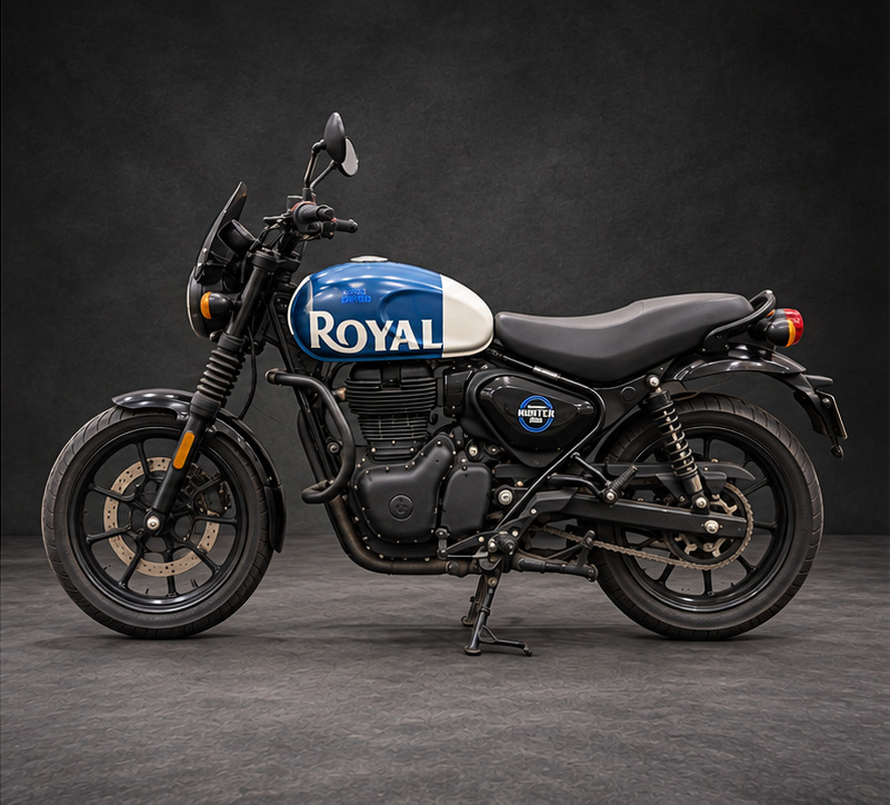Royal Enfield Hunter 350 view 2