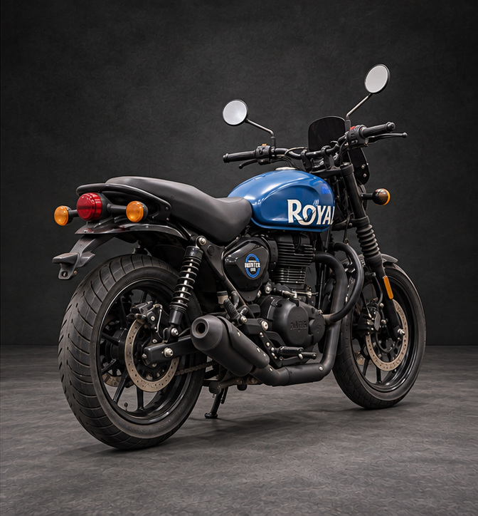 Royal Enfield Hunter 350 view 3