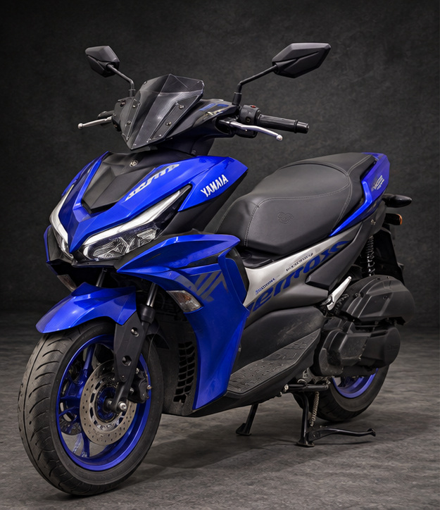 Yamaha Aerox 155 front-left view